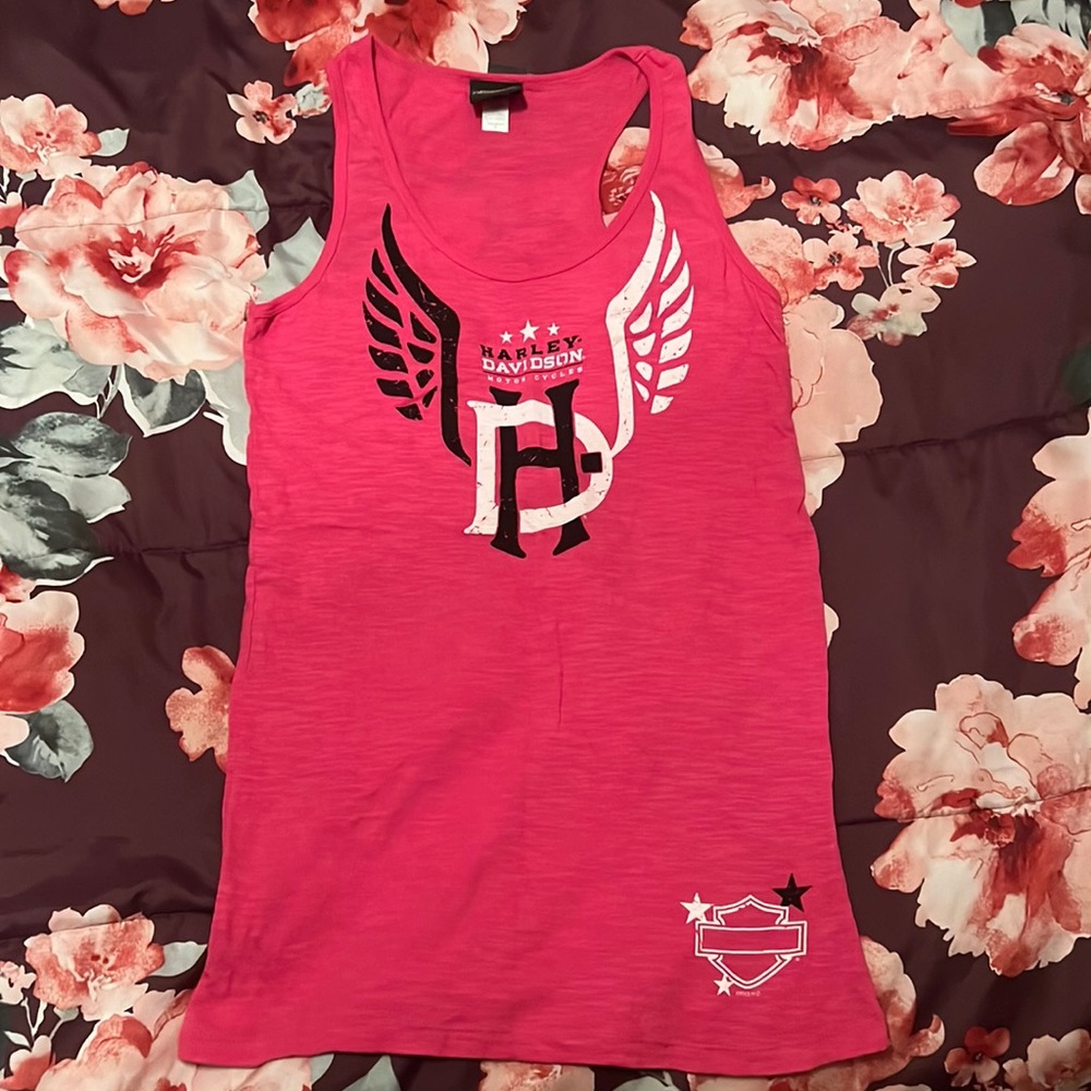 Women’s Harley Davidson racer back tank top